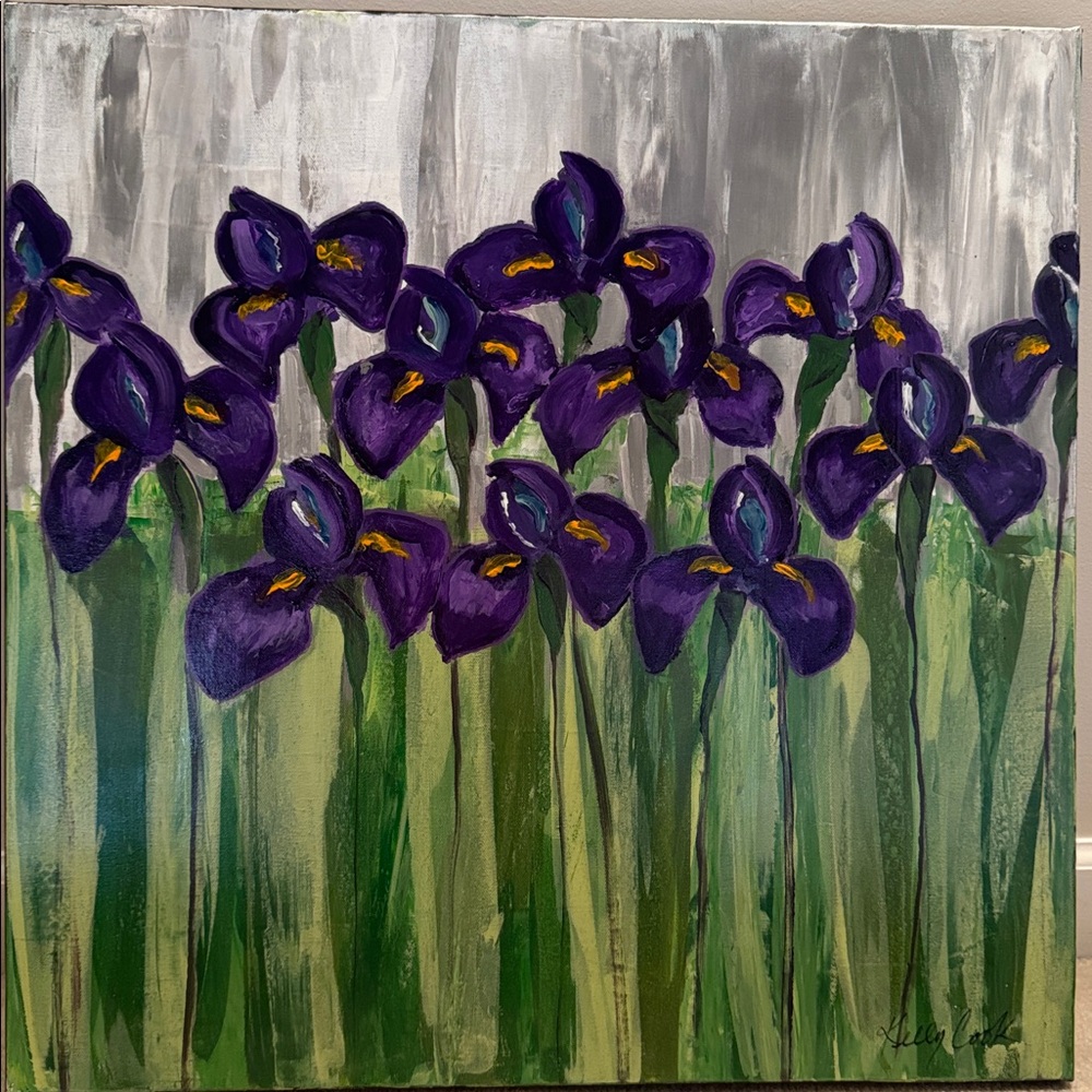 One Dozen Irises